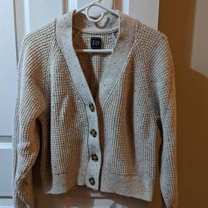 Knit cardigan sweater